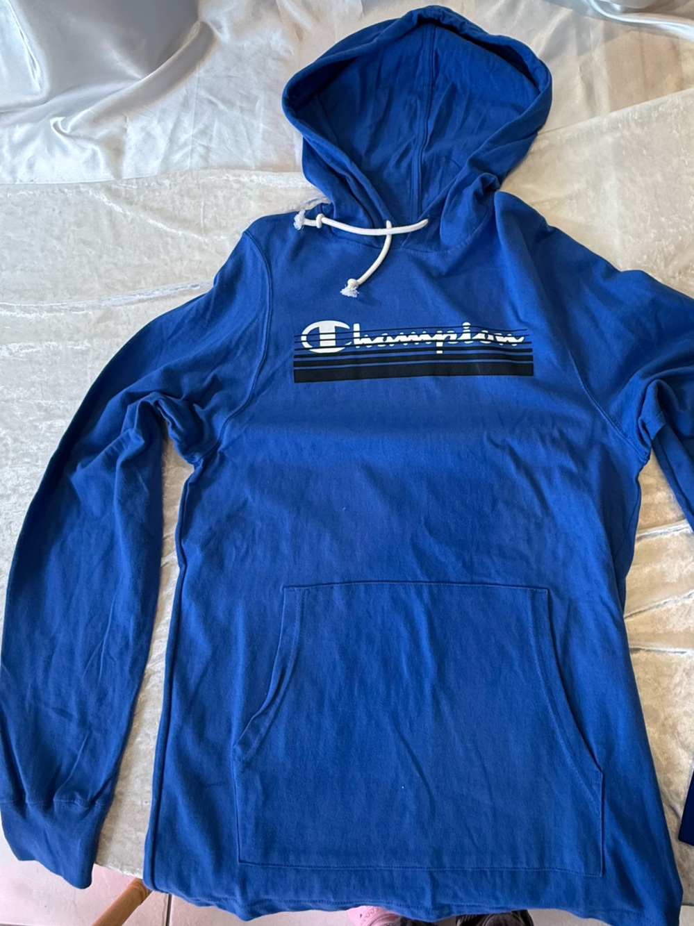 Men's Blue Champion Pullover Size Small Leisure Comfort Athletic